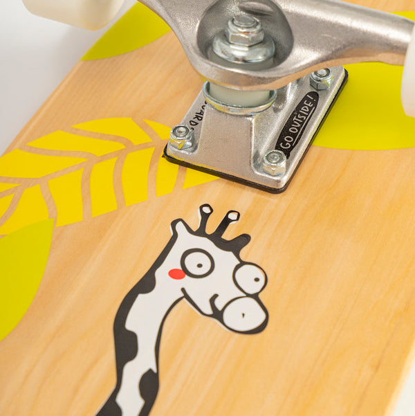 Softgrip® Kinder Skateboard „Giraffe“