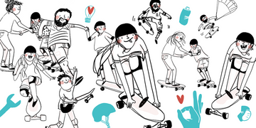 Der richtige Skateboardhelm für Kinder & die richtigen Protektoren/Schoner für Kinder