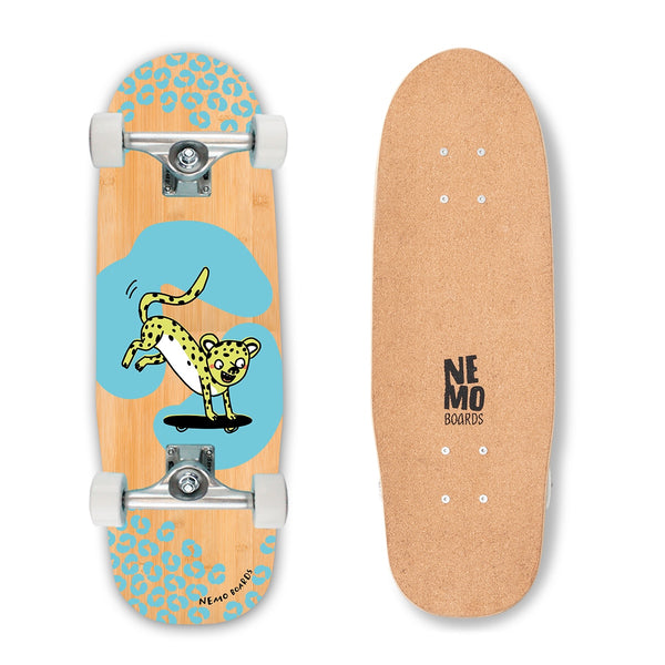 Kork Softgrip® Kinder Skateboard „Leo“