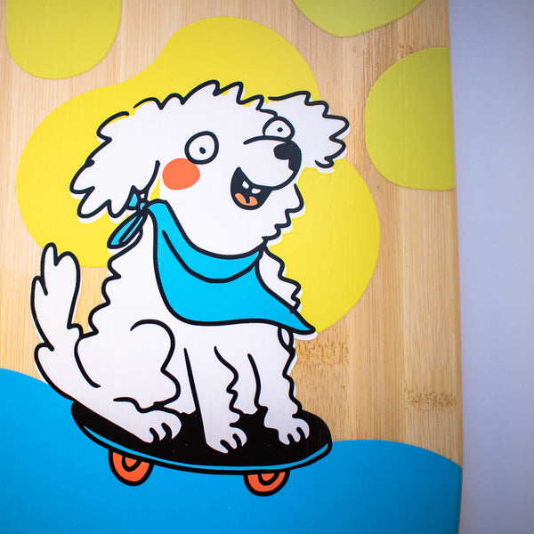 Kork Softgrip® Kinder Skateboard „Puppy“