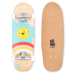NEMO BOARDS Kork Softgrip® Kinder Skateboard „Sunny“