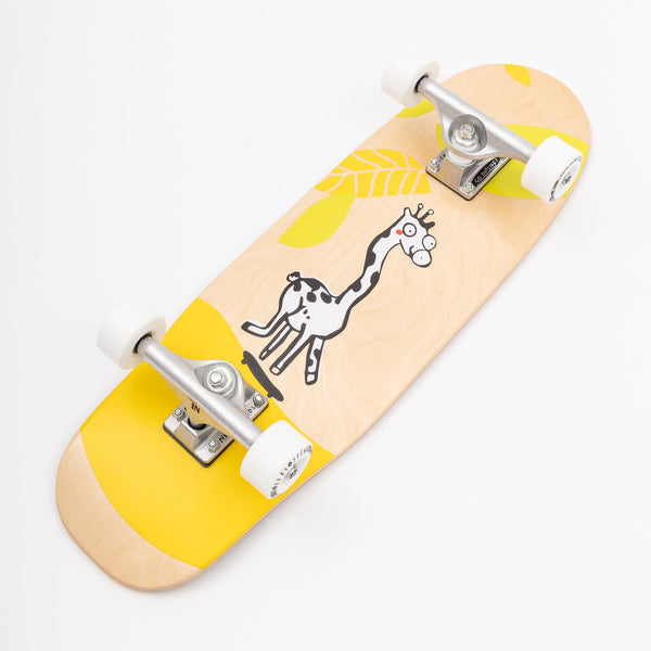 NEMO BOARDS Kork Softgrip® Kinder Skateboard „Giraffe“