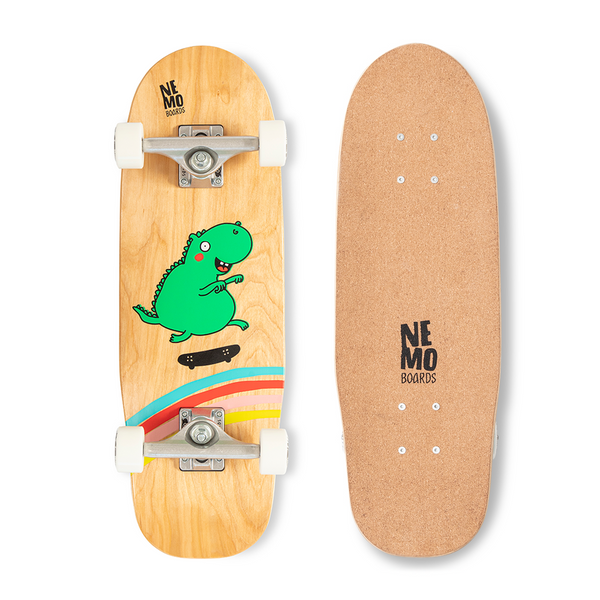 Korkgrip Kinder Skateboard „Dino“